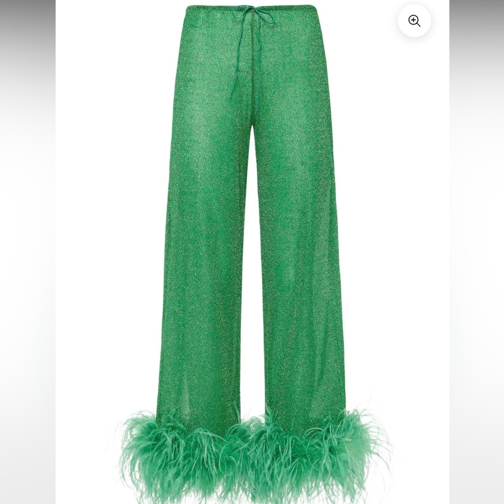 OSEREE LUMIÈRE PLUMAGE LONG PANTS